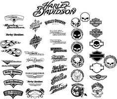 various logos and emblems for motorcycle clubs