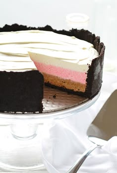 a close up of a cake on a plate