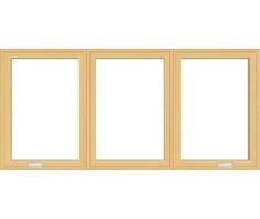 an open window with three panes on the outside and one in the inside, against a white background