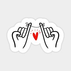 two hands holding a string with a heart in the middle and another hand reaching for it