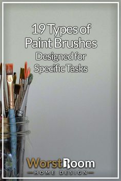 Types of Paint Brushes Types Of Paint Brushes And Their Uses, Types Of Paint Brushes, Peat Pots, Dry Brush Painting, Types Of Paint, Types Of Pencils, Different Types Of Painting, Brush Paint, Paint Brush Art