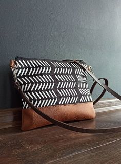 Small Crossbody Bag With Arrow Geometric Print Black - Etsy Black Geometric Bag For Everyday Use, Black Geometric Shoulder Bag For Everyday Use, Everyday Geometric Bag With Adjustable Strap, White Geometric Bag For Everyday Use, White Geometric Everyday Bag, Everyday Geometric White Bag, Everyday Geometric White Bags, Black Crossbody Purse, Black Crossbody