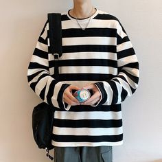 Product Show： Striped Tshirt, Simple Sweatshirt, Tops Men, Leisure Suit, Korean Casual, Oversized Pullover, Plaid Jacket, Korean Men, Oversized T Shirt