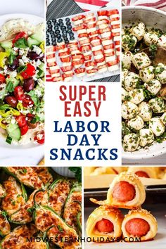 labor day snacks that are super easy to make