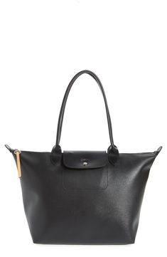 Longchamp Large Le Pliage City Shoulder Tote | Nordstrom Longchamp Large Le Pliage Tote, Longchamp Medium, Fall Wardrobe Essentials, Pocket Books, Baby Boy Shoes, Medium Tote, Boy Shoes, Pocket Bag, Black Tote Bag