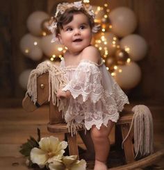 Baby Birthday Dress, Girls Dresses Diy, Baby Pictures Newborn, Toddler Photos, Baby Boy Photography, First Birthday Photos