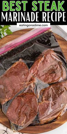 the best steak marinade recipe ever