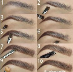 How to do brows Machiaj Smokey Eyes, Makeup Contouring, Contouring Makeup