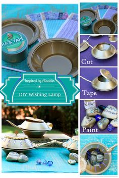 the instructions for making diy wishing lamp