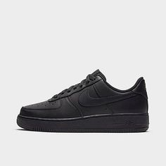 Introducing the Nike Women's Air Force 1 Low Casual Shoes in Black/Black, Size 8.0. Crafted from premium leather, these stylish sneakers are a must-have addition to any wardrobe. Elevate your casual look with the iconic design and superior comfort of the Nike Air Force 1 Low. Women's Casual Shoes, Affiliate Products, Air Force 1 Low, Newest Jordans, Stylish Sneakers, Finish Line, Stylish Shoes, Sneakers Athletic, Nike Air Force 1