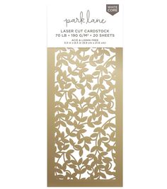 the crafter's workshop paperlane laser cut cardstocks, gold leaves