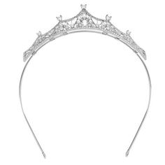 Sparkle and shine! Add the finishing touch to your special occasion look with a dazzling piece from Believe by Brilliance. Whether you decide to go with soft curls, an elegant updo or a loose twisted bun, this fine silver plated tiara is sure to complete your look. The crown is embellished with genuine cubic zirconia stones that will catch the light and sparkle with your every move. Believe by Brilliance hair accessories feature elevated materials and craftsmanship making them ideal for wedding, Twisted Bun, Tiara Silver, Pink Happy Birthday, Sparkly Accessories, Mini Crown, Special Occasion Hairstyles, Beautiful Tiaras, Princess Tiara, Elegant Updo