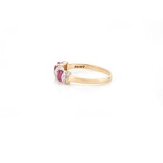 This is part of Chairish’s Fine Jewelry assortment.  Genuine Alternating Ruby Diamond Wedding Band Ring in 18K Gold symbolizes the everlasting love between a couple. It shows the infinite love you have for your partner. The round shape represents love which will continue and makes your promises stay forever. Ruby improves mental strength.  Lightweight and gorgeous, this is a perfect Ruby Band. It can be a Bridal Shower Gift, Band Gift, Gift For Sister, Mother Daughter Gift, Bride To Be Gift, Bri Timeless Infinity Rings For Anniversary, Fine Jewelry Ruby Ring With Center Stone For Promise, Yellow Gold Ruby Rings With Halo Design, Anniversary Ruby Ring With Center Stone In Round Band, 14k Gold Round Band Promise Couple Rings, Classic Round Ruby Promise Ring, 14k Gold Round Band Couple Promise Rings, Timeless Ruby Rings For Wedding, Ruby Anniversary Ring With Center Stone