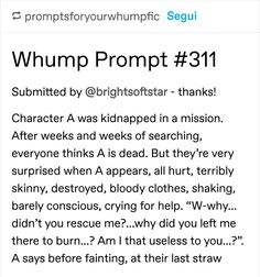 a text message that reads, whimp prompt 31i