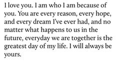 a poem written in black and white with the words i love you, i am who i