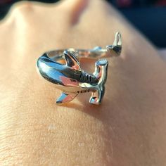 Shark Accessories, Shark Ring, Shark Jewelry, Ocean Style, Shark Earrings, Beachy Jewelry, Preppy Jewelry, Hammer Head, Shark Lover