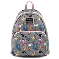 PRICES MAY VARY. Officially Licensed Disney Bag Faux Leather with Printed Details. Front zipper pocket. Adjustable shoulder straps. Top carry handle. Disney Cats Printed Fabric Lining. Womens Fashion Bag For Juniors and Women. Not intended for the use of children under 12 years Measures 9" X 10.5" X 4.5" Loungefly Disney Cats Faux Leather Womens Double Strap Shoulder Bag Purse The Cheshire Cat, Disney Cats, Cat Backpack, Loungefly Bag, Disney Bag, Loungefly Disney, Cheshire Cat, Women Bags Fashion, Large Shoulder Bags