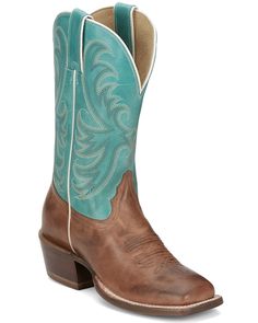 Tony Lama Women's Rowena Western Boots - Square Toe , Tan Tony Lama Boots Womens, Womens Square Toe Boots, Western Boots Outfit, Cute Cowgirl Boots, Tony Lama Boots, Square Toe Western Boots, Twisted X Boots, Boots Square Toe, 3 Women