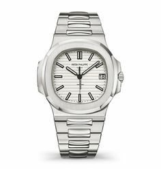 Patek Philippe Nautilus Listing: $74,000 Patek Philippe Nautilus 5711/1A White Unworn, Reference number 5711/1A-011; Steel; Automatic; Condition Unworn; Year 2017; Watch with origina Luxury Safe, Patek Philippe Mens, White Dial Watch, Patek Philippe Watches, Richard Mille, Patek Philippe Nautilus, Mens Luxury, Luxury Watches For Men, Patek Philippe