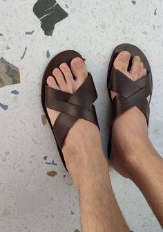 Men's Summer Shoes, Men Beach Sandals, Black Slide Sandals, Mens Slide Sandals, Mens Summer Shoes, Handmade Sandals, Mens Slides, Men Beach, Men's Sandals