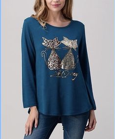 Long-sleeved top, with embossed textures in sequins and animal print, in soft and warm mixed fabric in relaxed fit. Size: One Size Fabric: Viscose/Wool/Modal Content: 60%Viscose,20%Wool,10%Modal,10%Nylon Made In: Italy Casual Winter Tops With Sequins, Casual Sequin Tops For Fall, Blue Sequined Tops For Fall, Blue Sequin Top For Fall, Casual Long Sleeve Sequin Tops, Cardigan Sweater Coat, Plus Size Coats, Top Pants Set, Mens Scarves