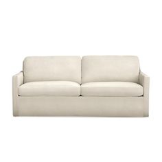 a white couch on a white background