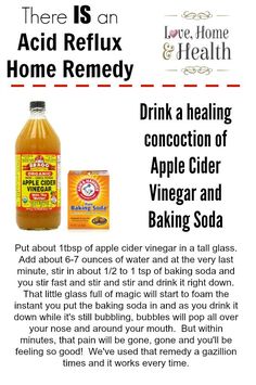 An Acid Reflux Home Remedy that Works! Learn what potatoes, baking soda and apple cider vinegar can do to relieve your Acid Reflux and Heartburn Symptoms! Acid Reflux Home Remedies, Nora Ephron, Natural Therapy