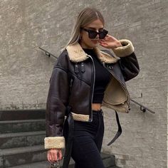 Winter Coat Women, Y2k Aesthetic Outfits, Winter Outerwear, Vintage Patchwork, Coat Women, Winter Jackets Women, Sleek Fashion, Solid Clothes