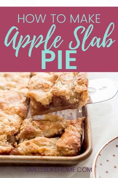 how to make apple slab pie