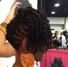 Curly Swinging Cornrow Braids Updo Hairstyle Natural Updo, Hair Goal, Natural Hair Twists