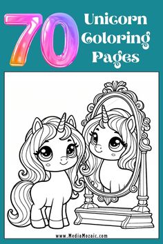 the unicorn coloring pages are available for kids to color and learn how to draw them