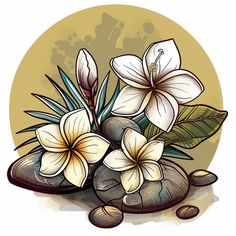 Artistic Plumeria Tattoo Sketches The Blueprint, Set Apart, Flower Phone Wallpaper, Stencil Designs, Eps Vector, Tattoo Sketches, Tattoo Art