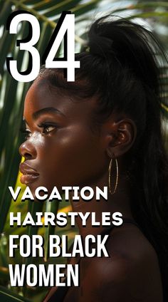 Cornrows braided into a ponytail offer a neat, hassle-free hairstyle that's perfect for active vacations. This style keeps your hair secure and out of the way while adding a touch of elegance to your travel wardrobe.