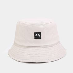 Hot Fashionista Katharyn Solid Smiley Hat Smiley Hat, Purple Bucket Hat, Bucket Hat Women, Harajuku Outfits, Hip Hop Cap, Rose Beige, Bucket Cap, Yellow Hat, Fashion Cap