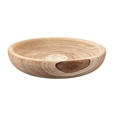 a wooden bowl with a heart cut in the middle