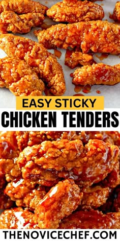 the chicken tenders recipe is easy to make and delicious