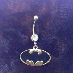 Batman Belly Ring. The Top Is Silver With A Rhinestone And The Batman Emblem Is Gold. New. Buy 2 Get One Free. The Lesser Value Will Be Free. Will Make A New Listing For Multiples Nickel-free Silver Metal Belly Rings, Nickel-free Silver Stainless Steel Body Jewelry, Nickel-free Stainless Steel Silver Body Jewelry, Sterling Silver Body Jewelry As Gift, Adjustable Metal Belly Rings For Wedding, Silver Stainless Steel Body Jewelry, Silver Stainless Steel Bling Jewelry, Batman Emblem, Bellybutton Ring