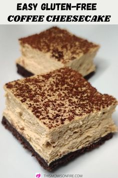 Coffee flavored chocolate coffee cheesecake bars recipe Strict Keto Diet, Best Keto Cheesecake, Best Keto Cheesecake Recipe, Flavored Cheesecake, Strict Keto, Gluten Free Coffee, The Boiled Egg Diet, Cheesecake Squares, Low Carb Soup Recipes