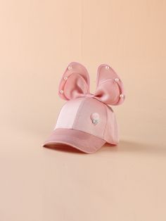 Girls Bow Decor Baseball Cap | SHEIN USA Bow Decor, Baby Cap, Accessories Ideas, Girls Bows, Kids Hats, Ribbon Slides, Baseball Cap, Baby Shoes, Kids Fashion