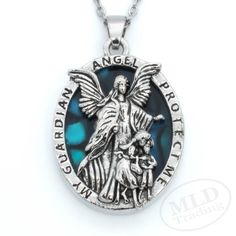 I just added a new item to eBay, Guardian Angel Pendant Necklace, Religious Protector Medal, Alloy, 20" Chain! #eBay #eBaySeller Personalized Round Pendant Necklace For Collectors, Spiritual Nickel-free Necklaces For Memorial, Nickel Free Silver Necklace For Memorial, Nickel-free Medallion Necklace For Collectors, Metal Pendant Necklace For Memorials, Metal Pendant Necklace For Memorial, Silver Nickel-free Necklace For Memorial, Nickel Free Metal Medallion Necklace For Gift, Angel Pendant Necklace