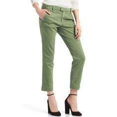 Nwt. 34" Waist, 9" Rise, 21" Inseam. 100% Cotton, Machine Washable, Bright Green. All Pictures Except The First Are Of The Actual Item That You Will Receive. Smoke-Free Home, No Modeling Or Trades. Best Chinos, Cropped Chinos, Cropped Pants Women, Outfits 2017, Window Shopping, Gap Women, Gap Pants, Crop Pants, Pants Women