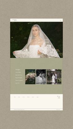 the website is clean and ready to be used as a wedding dress storefront page