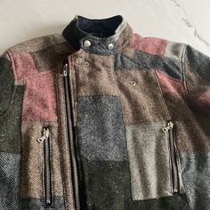 Sophnet Biker Style Jacket Size M Made In Japan, Riri Zippers. Biker Style Patchwork Outerwear For Winter, Streetwear Jackets, Japan Color, Men Cream, Biker Style, Made In Japan, Mens Jackets, Jackets & Coats, Street Wear