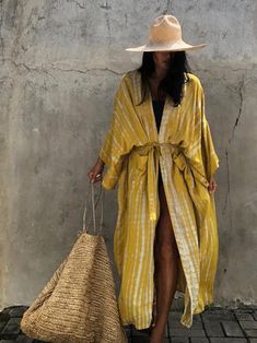 Moda Kimono, Bohemian Dresses Long, Sun Protective Clothing, Mode Kimono, Beach Kimono, Foto Poses, Bohemian Beach, Cotton Kimono, Boho Kimono