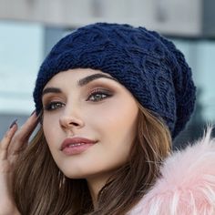 "Alpaca hat Gray wool hat women Chunky knit slouchy beanie Winter tam hat Chunky knit alpaca Hat takes a good shape, does not sag. Season: Fall / Winter / Spring Lining - inner microfleece hat Composition: blend alpaca wool One size: from 7 to 7 3/8 US size - 21,5 \"- 23,5\", (S-M-L international - 55-59 cm) Color: different is available. Please select from the drop down menu. Care instructions: Hand wash, dry flat. Made and packed in smoke-free house" Knitted Winter Bonnet Cap, Warm Fall Bonnet, Trendy Knitted Beanie For Winter, Winter Knitted Bonnet, Winter Cable Knit Beanie, Acrylic Beanie Bonnet For Winter, Trendy Crochet Beanie For Winter, Soft Knit Bonnet Cap, Acrylic Crochet Hat For Winter, One Size