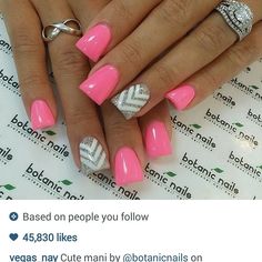 @vegas_nay thank you for supporting us :) #Padgram Heathers Nails, Botanic Nails, Manicure Gel, Pink Nail Art, Pedicures