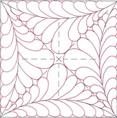 an image of a pattern that looks like it has been cut into four sections and is shown