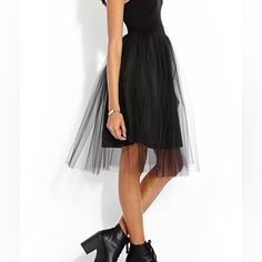 Forever 21 Ballerina Glam Tulle Dress Sleeveless New Size Small New With Tags Price Is Firm A8 Black Tulle Skirt Dress For Summer, Black Tulle Skirt Summer Dress, Sleeveless Tulle Skirt Mini Dress For Summer, Sleeveless Tulle Mini Dress For Night Out, Sleeveless Tulle Skirt Dress For Night Out, Spring Sleeveless Fitted Tulle Dress, Black Summer Prom Skirt, Spring Sleeveless Tulle Mini Dress, Forever 21 Sleeveless Evening Dress