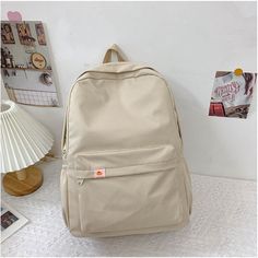 Note1.The color of the image may be slightly different from the real product due to the intensity of the shooting light and the color setting of each monitor.2.Please allow 1-3cm difference due to manual measurement.3.Join the shopping cart and wish list and become our fans,we will present surprise gifts. Solid Color Backpack Shoulder Bag For School, Solid Color Student Bags For Back To School, Rectangular Backpack For Students, Solid Rectangular Backpack For Students, Rectangular Solid Color Backpack For Students, School Kawaii, Canvas Backpack Women, Women Backpack Travel, Cute Canvas