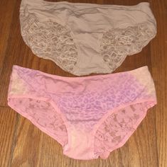 Never Worn, Good Condition Lace On The Butt Feminine Seamless Pink Bottoms, Victoria's Secret Pink Seamless Bottoms, Victoria's Secret Seamless Pink Bottoms, Victoria's Secret Pink, Secret Pink, Women's Intimates, Victoria's Secret, Cream, Lace